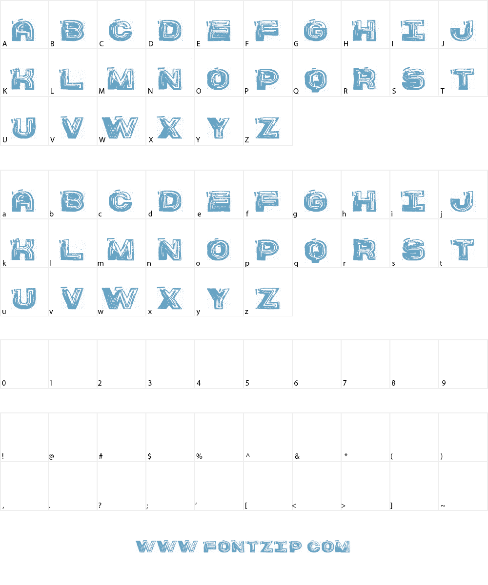 SS Barracuda St Font Character